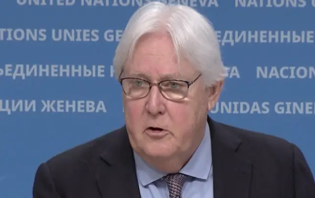 Picture of UN Under-Secretary-General for Humanitarian Affairs, Martin Griffiths