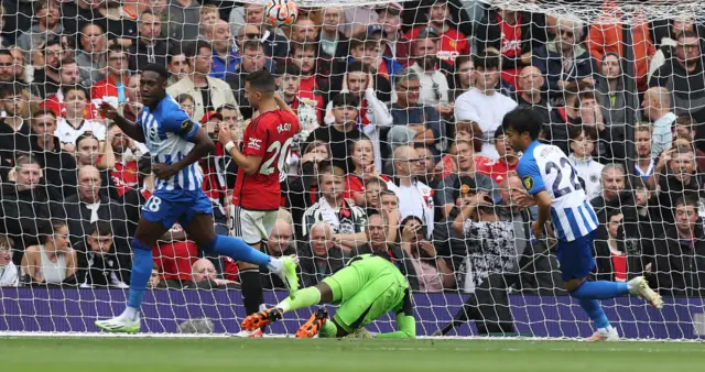 Danny Welbeck celebrates his goal