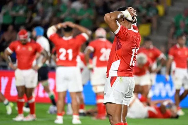 Tonga defeated