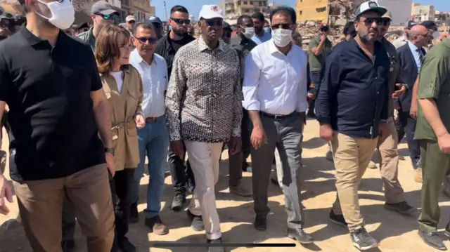 Osama Hamad arrives in Derna with ministers