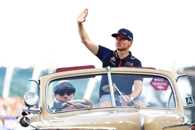 Max Verstappen at the Singapore GP.