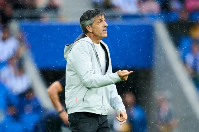 Head coach Imanol Alguacil of Real Sociedad