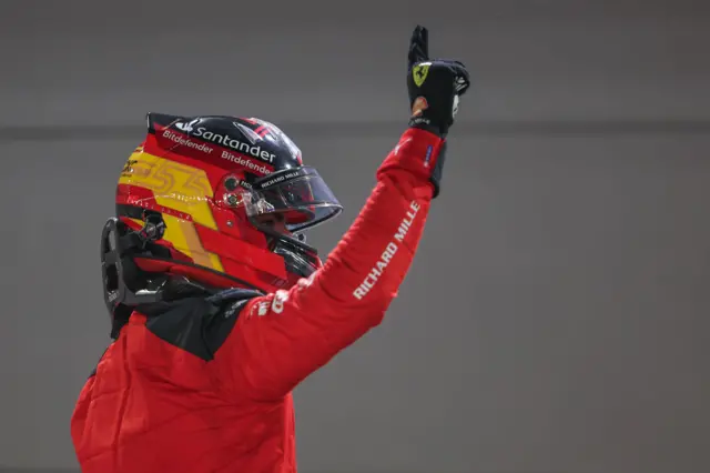 Carlos Sainz at the Singapore GP.