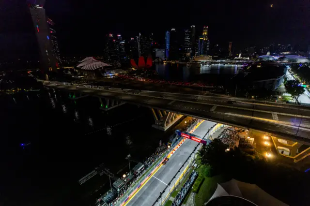 Max Verstappen at the Singapore GP.