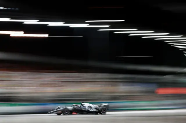 Liam Lawson at the Singapore GP.