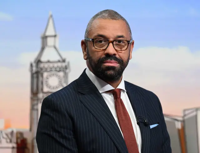 A close of James Cleverly