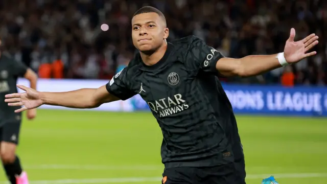 France international striker Kylian Mbappe