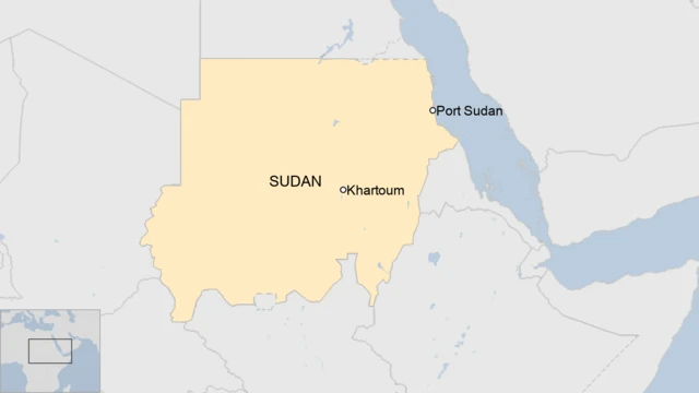 Map of Sudan