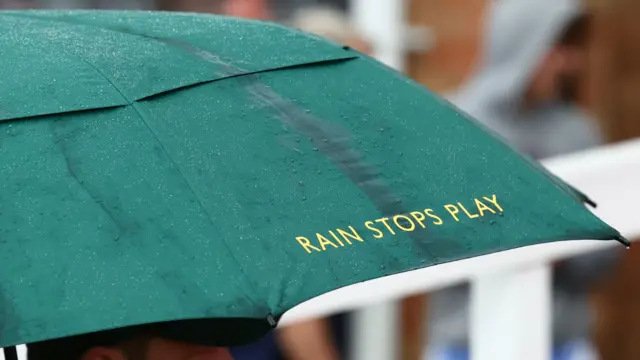 Umbrella at cricket ground