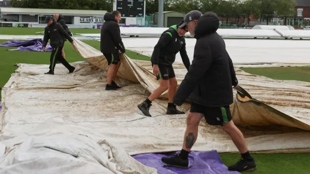 Groundstaff at Leicester