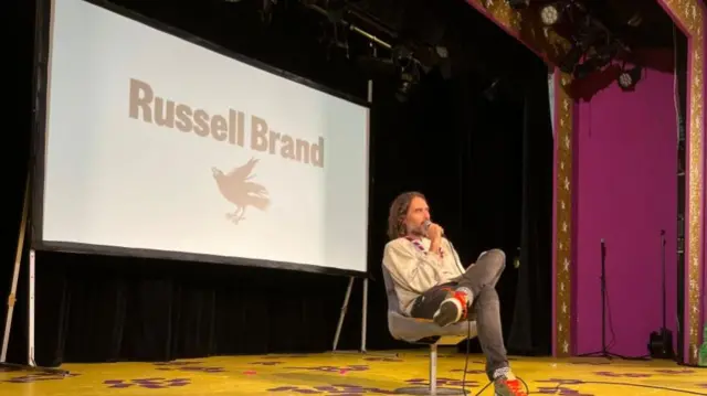 Russell Brand at the Thurrock Museum - 5 December 2022