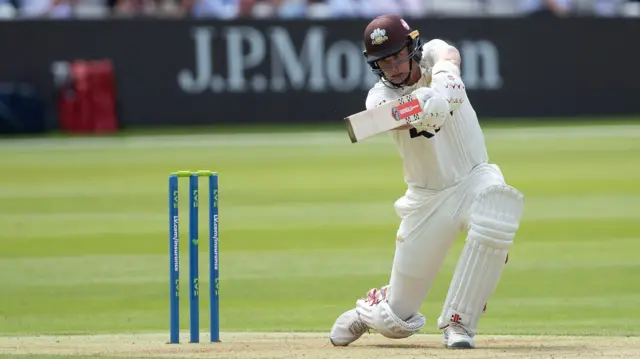 Jamie Smith batting for Surrey