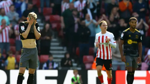 Southampton dejected