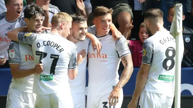 Swansea celebrate