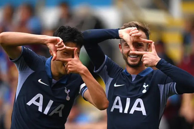 Son and Maddison pose for the cameras celebrating