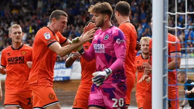 Millwall celebrate