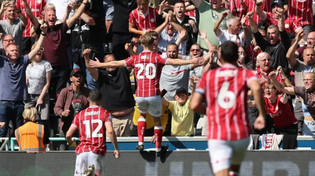 Bristol City celebrate