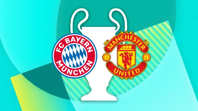 Bayern v Man Utd 5 Live graphic