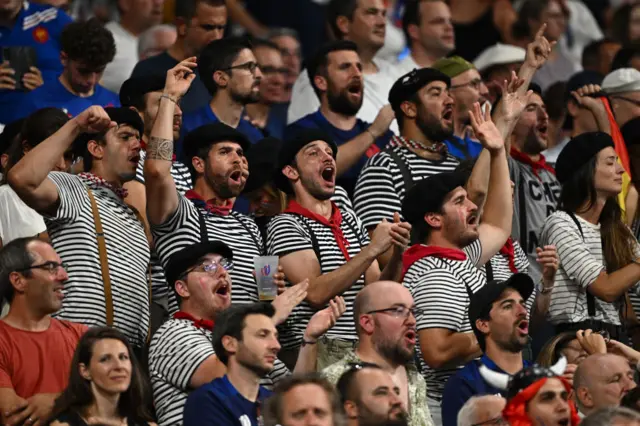 France rugby fans