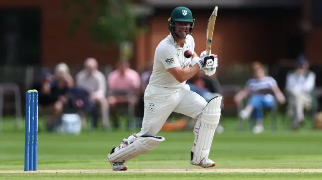 Jake Libby batting for Worcestershire