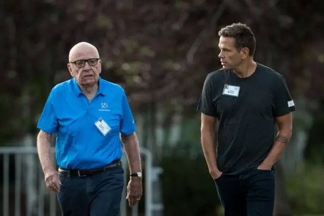 Rupert and Lachlan Murdoch