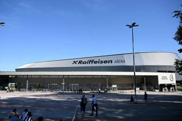 Raffeisen arena home of LASK.