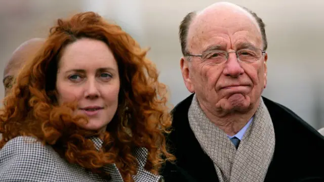 Rebekah Brooks (formerly Wade) and Rupert Murdoch attend day 3 of the Cheltenham Horse Racing Festival on March 18, 2010 in Cheltenham, England