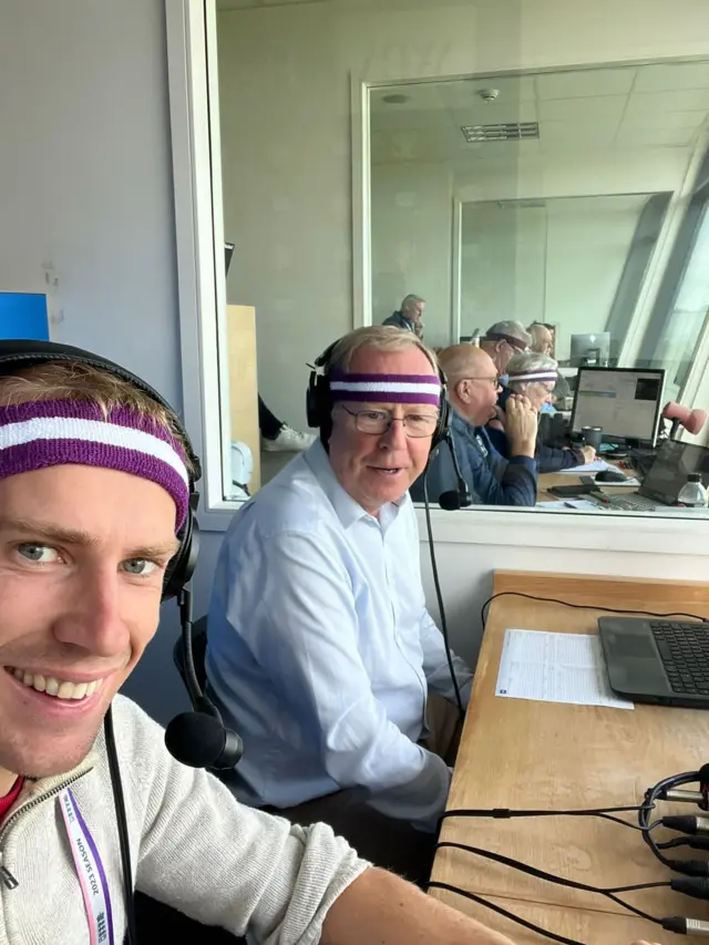 Commentators at Taunton