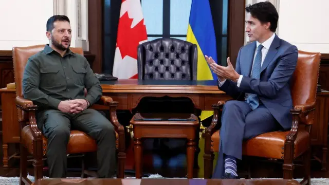 Zelensky and Trudeau