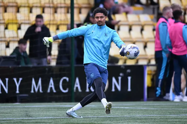 Livingston goalkeeper Shamal George