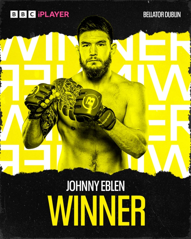 Johnny Eblen winner graphic