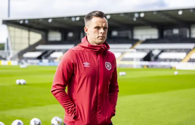 Lawrence Shankland arrives