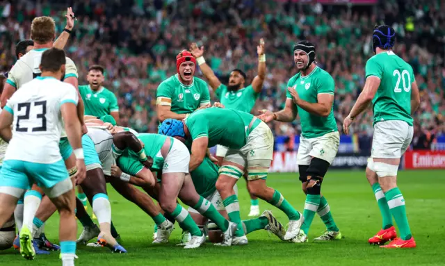 Ireland celebrate