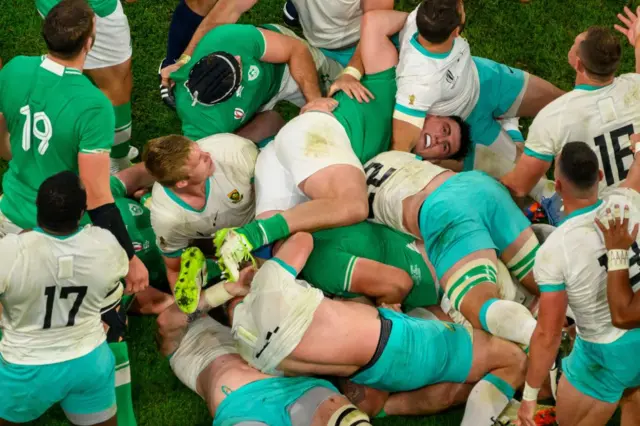 The winning moment for Ireland