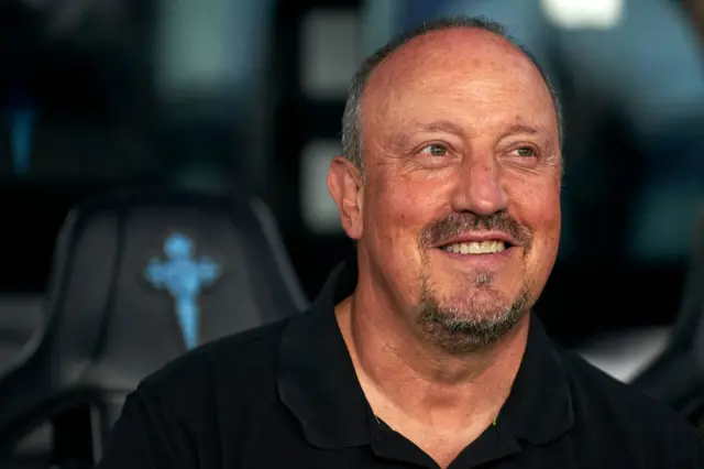 Celta Vigo manager Rafa Benitez