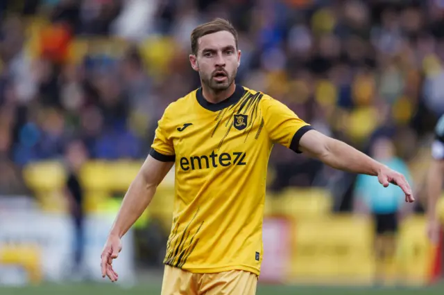 Livingston midfielder Scott Pittman