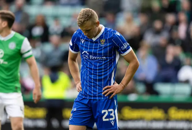 Sven Sprangler made his St Johnstone debut at Easter Road