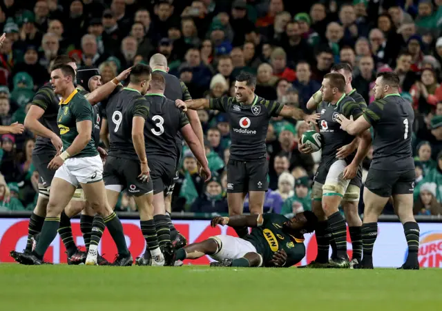 Ireland South Africa kit clash