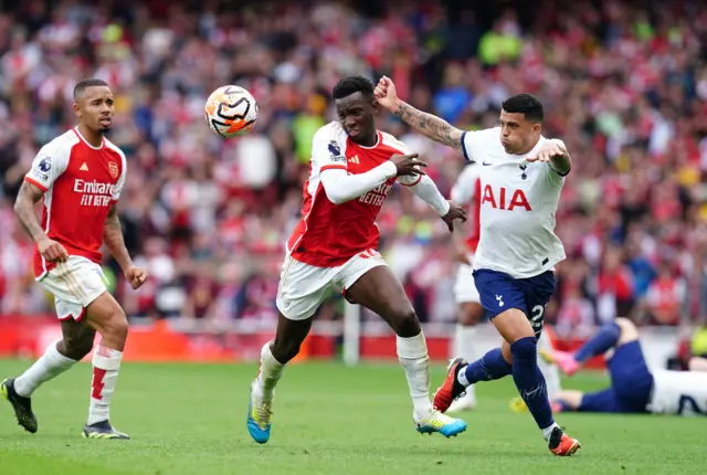 Eddie Nketiah and Pedro Porro