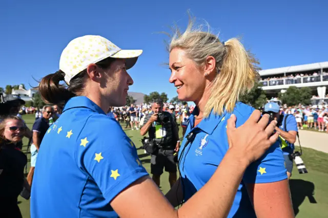 Carlota Ciganda & Suzann Pettersen