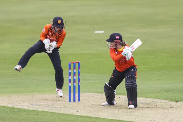 Tammy Beaumont batting for The Blaze