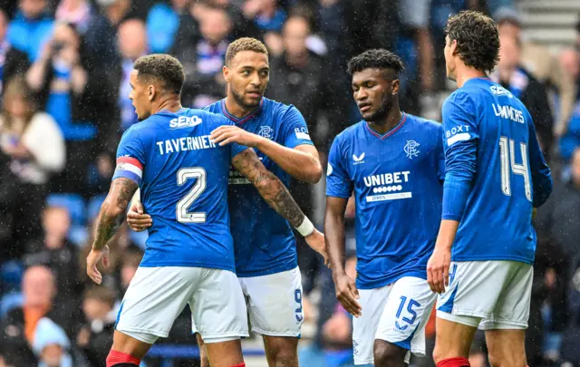 Rangers celebrate