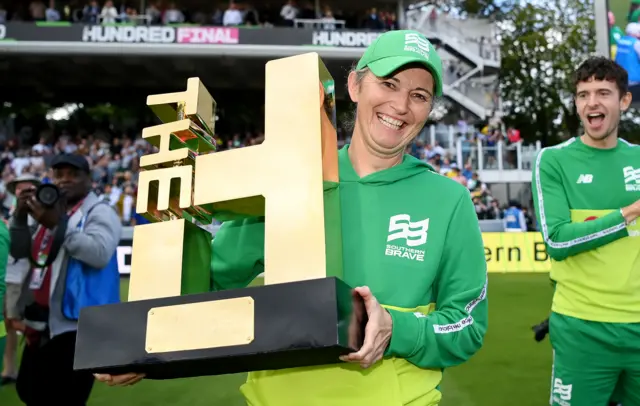 Charlotte Edwards was in charge of Southern Brave as they won The Hundred women's final