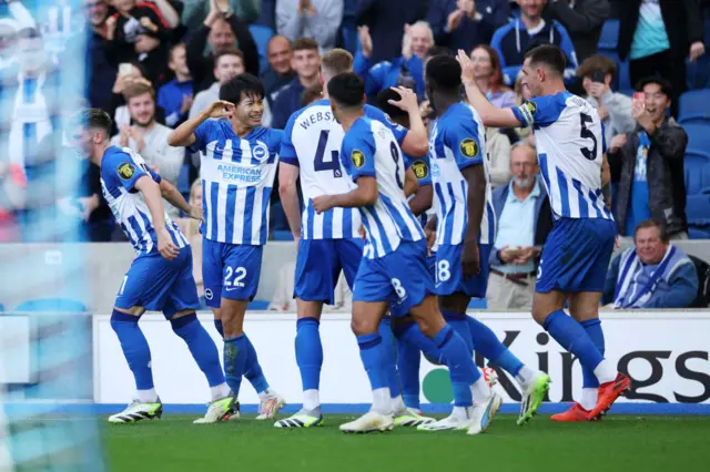 Brighton celebrate