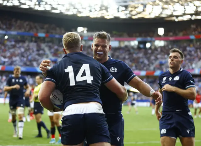 Scotland celebrate