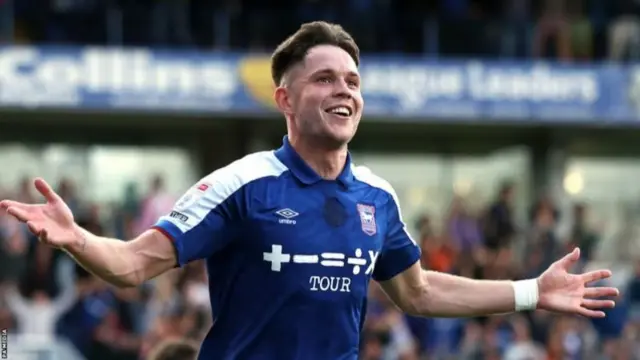 Ipswich striker George Hirst