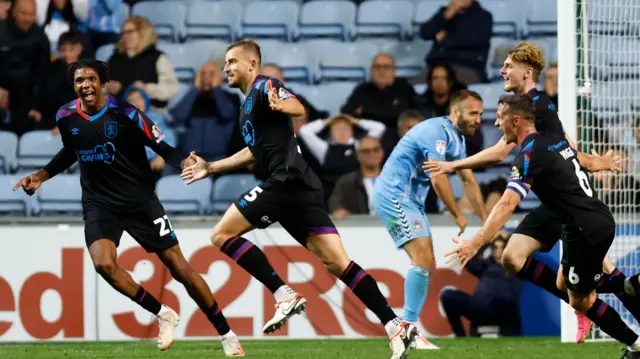 Huddersfield celebrate