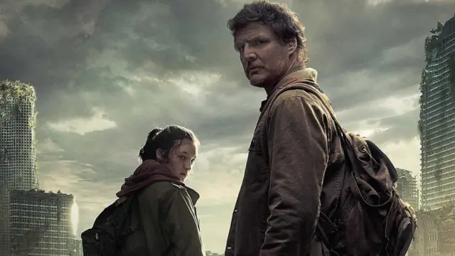 Bella Ramsey and Pedro Pascal in The Last of Us