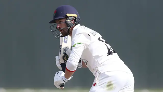 Josh Bohannon batting for Lancashire