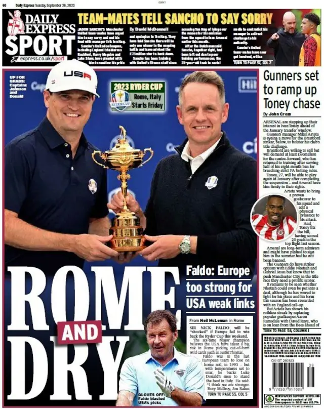 Express back page